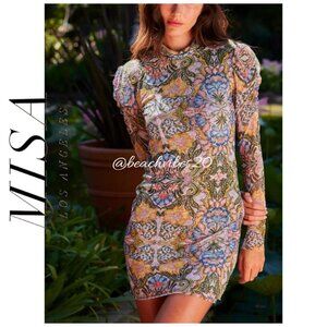 MISA LOS ANGELES Stormi Dress Kaleidoscope XS NWT O-458